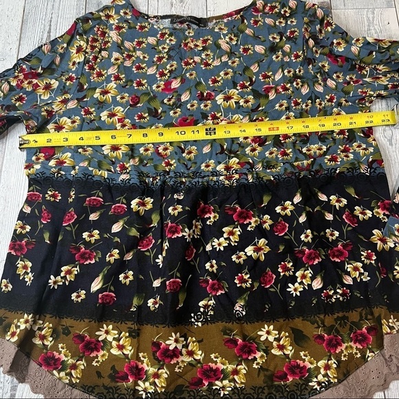 Zanzea Women’s floral long sleeve blouse Size XXL - Picture 8 of 9